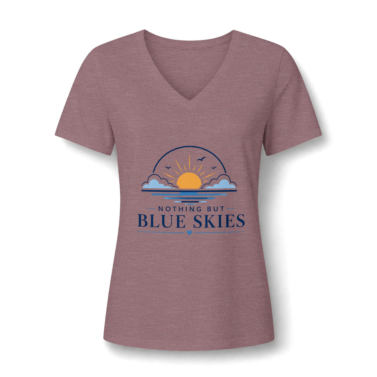 Nothing But Blue Skies V-Neck Tee