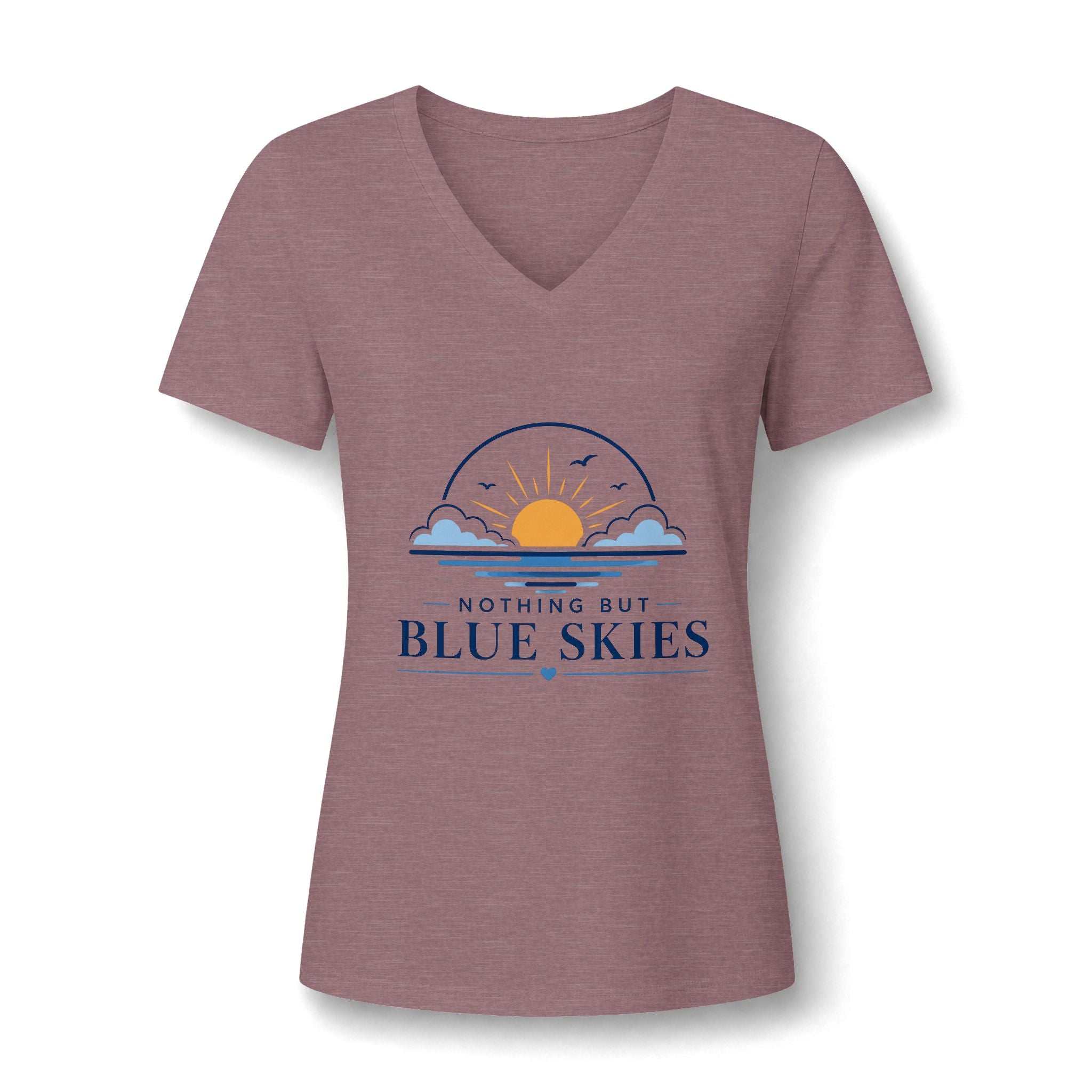 Nothing But Blue Skies V-Neck Tee