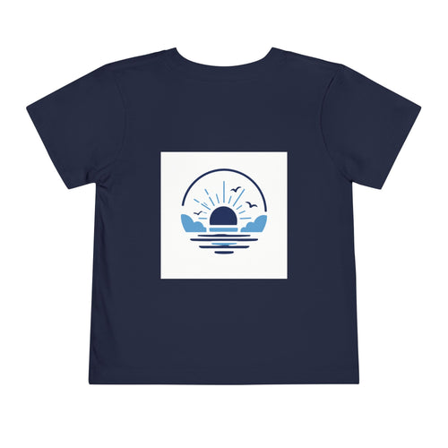 Toddler Tee — "Nothing But Blue Skies" Sunrise Graphic