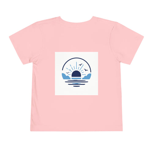 Toddler Tee — "Nothing But Blue Skies" Sunrise Graphic