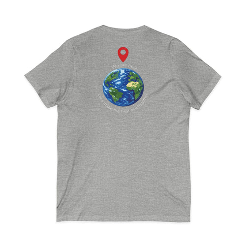World Cup in America Soccer Flag V-Neck Tee