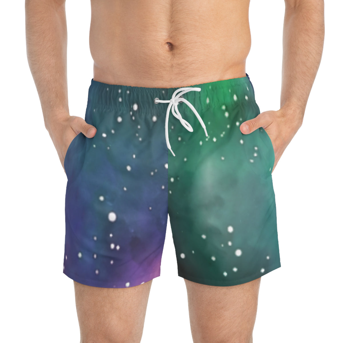 Aurora Galaxy Shorts Swim Trunks