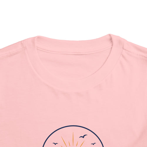 Toddler Tee — "Nothing But Blue Skies" Sunrise Graphic
