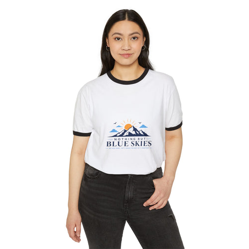 Nothing But Blue Skies Ringer Tee