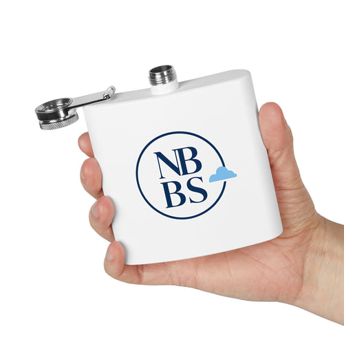 NBBS Logo Stainless Steel Hip Flask