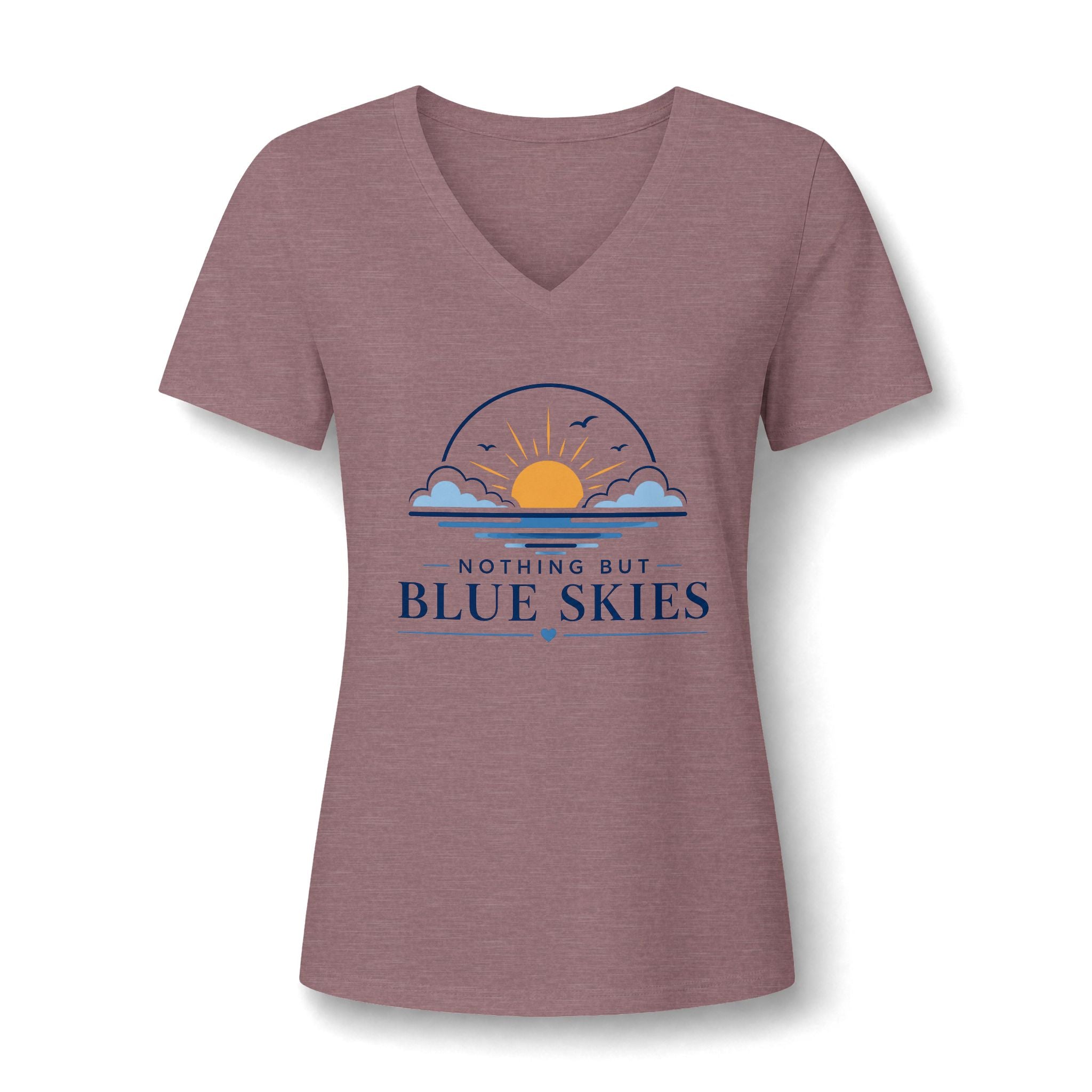 Nothing But Blue Skies V-Neck Tee
