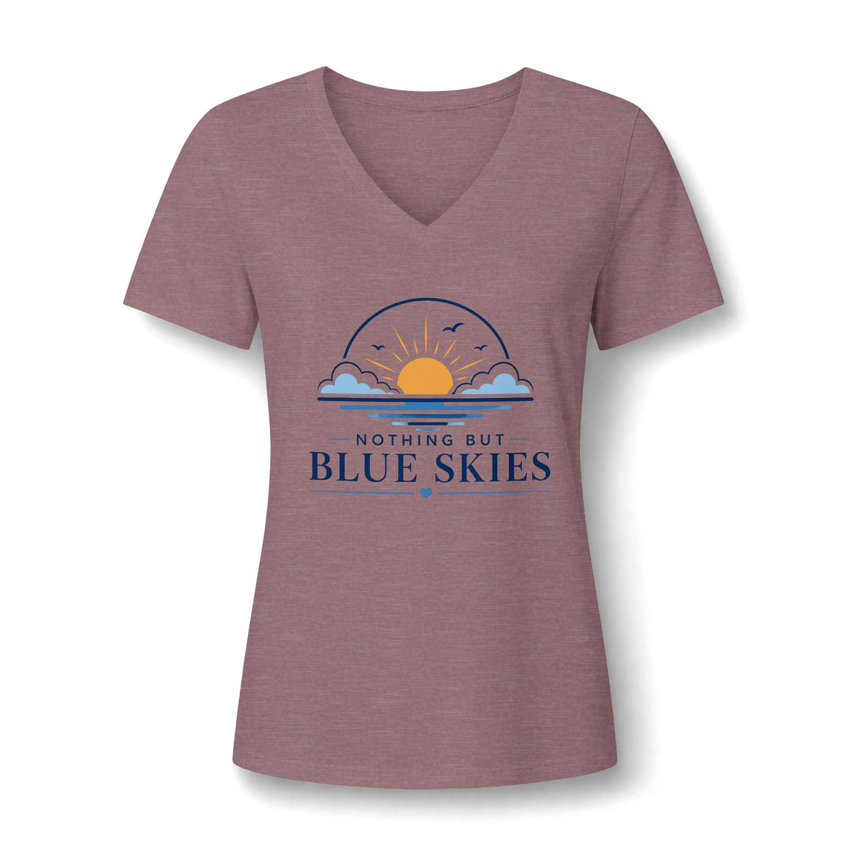 Nothing But Blue Skies V-Neck Tee