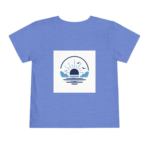 Toddler Tee — "Nothing But Blue Skies" Sunrise Graphic