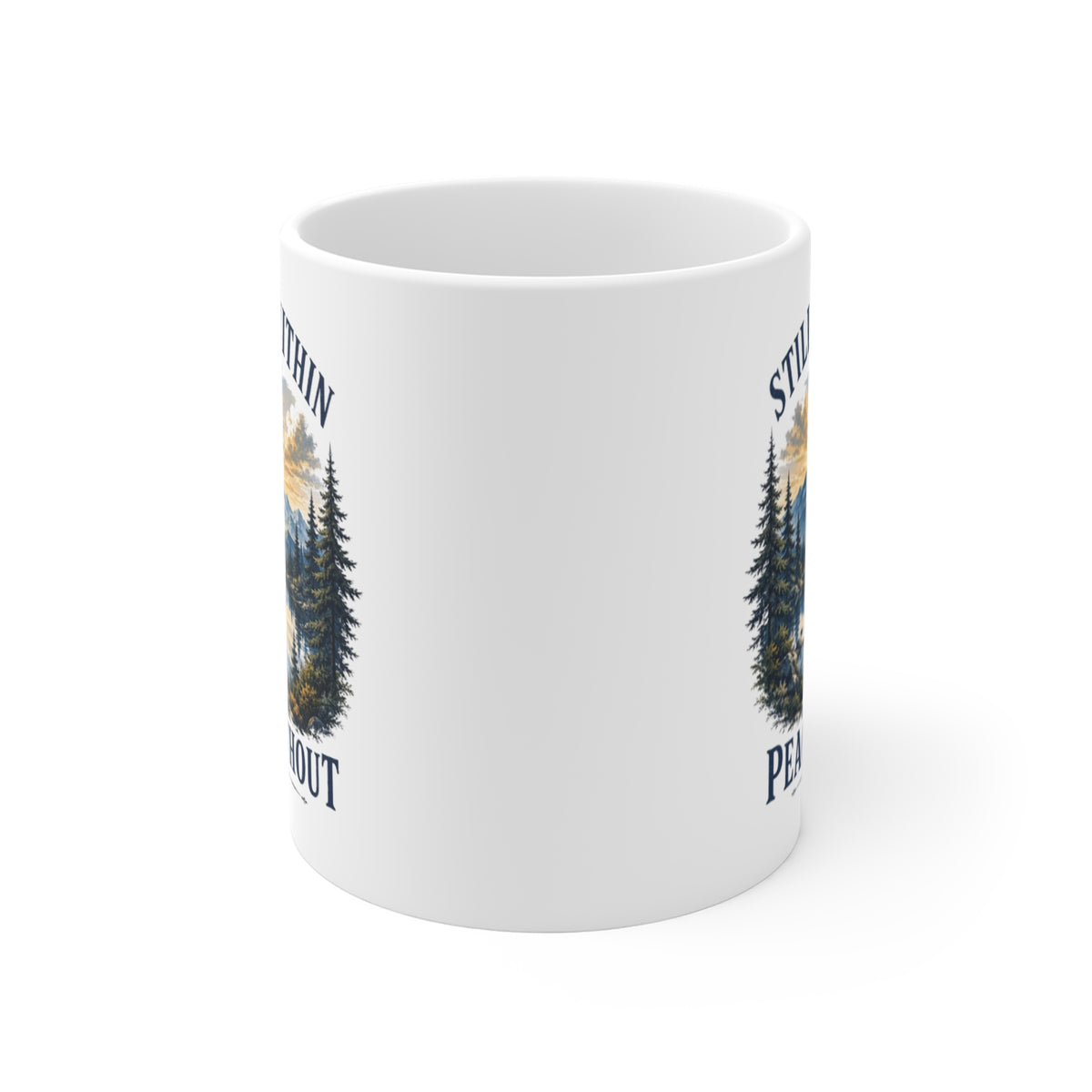 Mountain Lake Meditation Coffee Mug