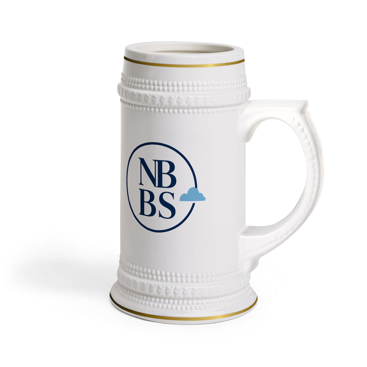 NBBS Logo Ceramic Beer Stein Mug