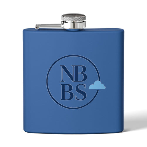NBBS Logo Stainless Steel Hip Flask