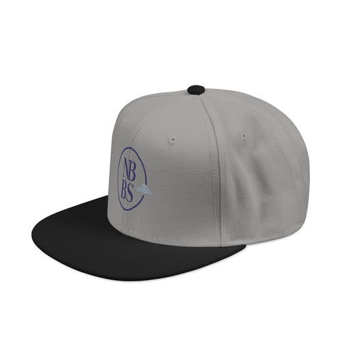 Embroidered Skull & Cloud Snapback Hat