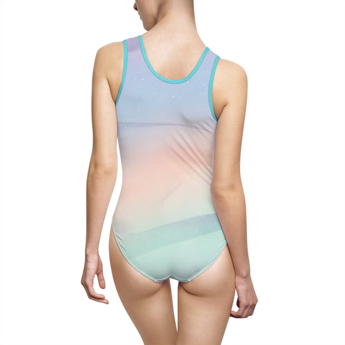 Pastel Ombre One Piece Swimsuit