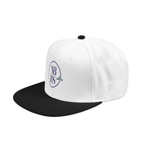 Embroidered Skull & Cloud Snapback Hat
