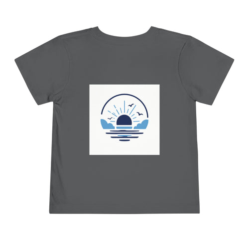 Toddler Tee — "Nothing But Blue Skies" Sunrise Graphic
