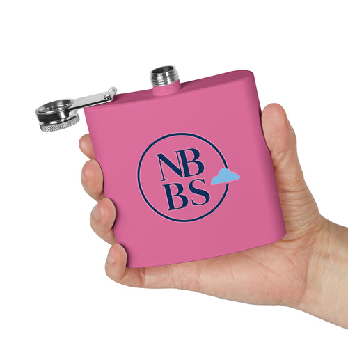 NBBS Logo Stainless Steel Hip Flask