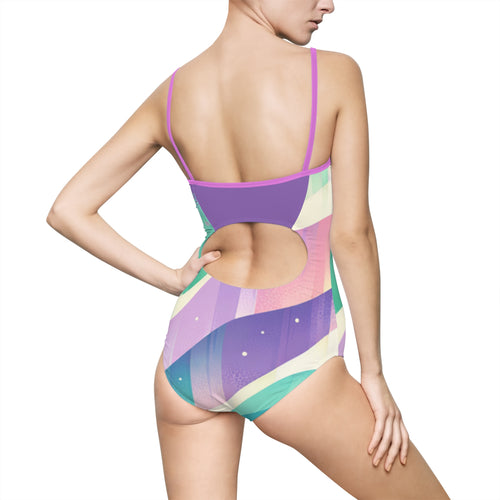 Pastel Aurora One-Piece Swimsuit 