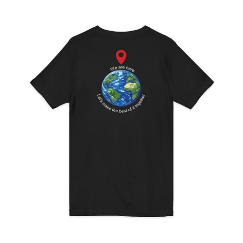 World Cup in America Soccer Flag V-Neck Tee