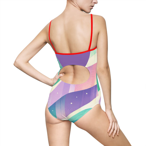 Pastel Aurora One-Piece Swimsuit 
