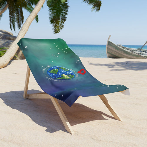 Travel Inspired Beach Towel   