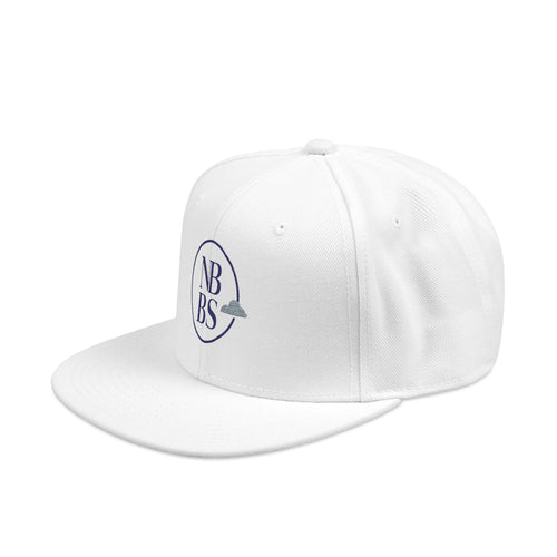 Embroidered Skull & Cloud Snapback Hat